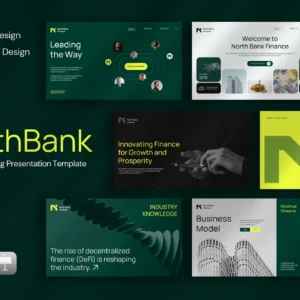 NorthBank Modern Fintech Powerpoint NF